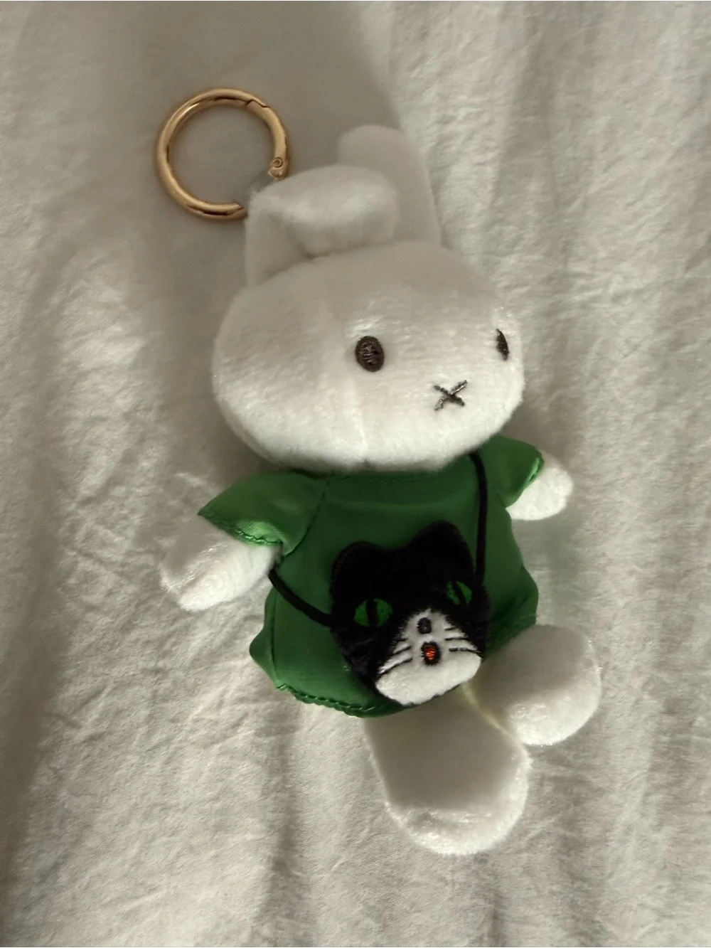 Miffy Travel Series - Dan w Cat Bag Bag Charm - Picture 5 of 9